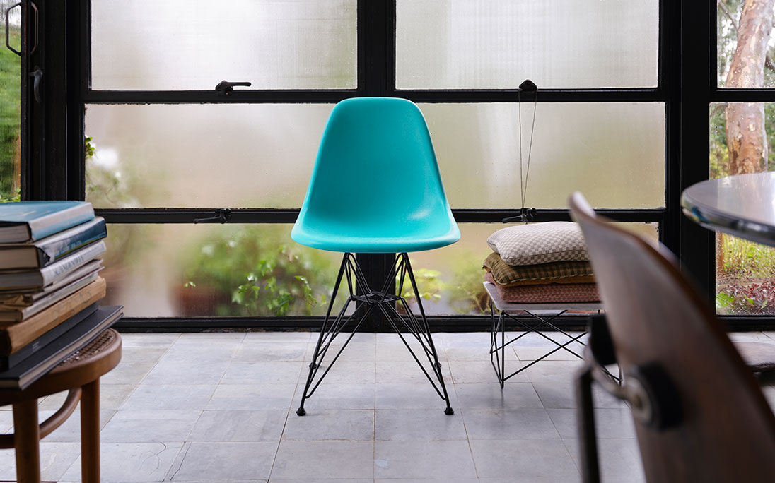 Turquoise Limited Edition Eames Fiberglass Side Chair