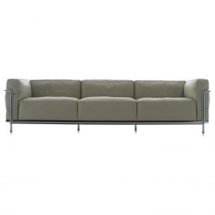 LC3 3 Seat Sofa by Le Corbusier, Jeanneret, Perriand for Cassina - Aram Store