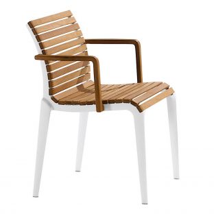 Teak Chair with Arms