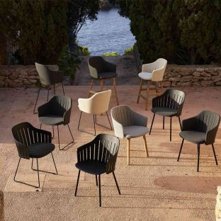 Welling and Ludvik Choice Outdoor Dining Chair for Cane-line - Aram Store