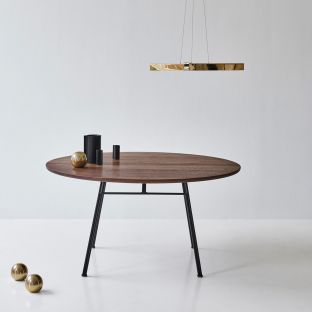 Corduroy Round Extendable Table 120cm by Christian Troels for DK3 - ARAM Store
