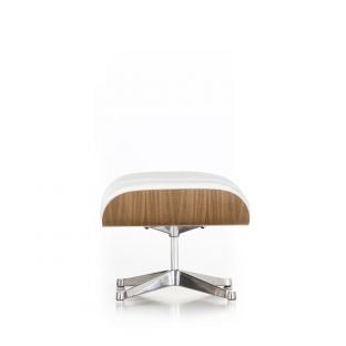 Eames Lounge Ottoman White by Charles & Ray Eames for Vitra - Aram Store