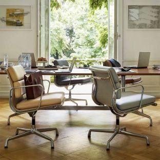 Soft Pad EA 208 Chair by Charles & Ray Eames for Vitra - ARAM Store