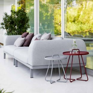 Space 2 Seat Outdoor Sofa with arm by Foersom and Hiort-Lorenzen MDD for Cane-line - ARAM Store