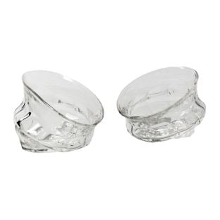Ensemble Set of 2 Tipsy Drunk Tea Light Holders - Aram