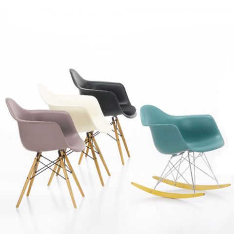 DAW Eames Plastic Armchair by Charles & Ray Eames for Vitra - Aram Store