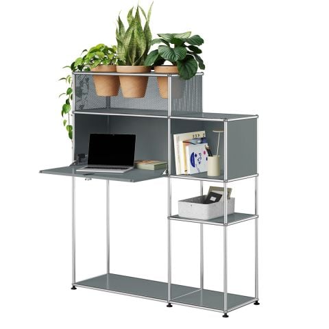 USM Bureau with Flowerpots LB47