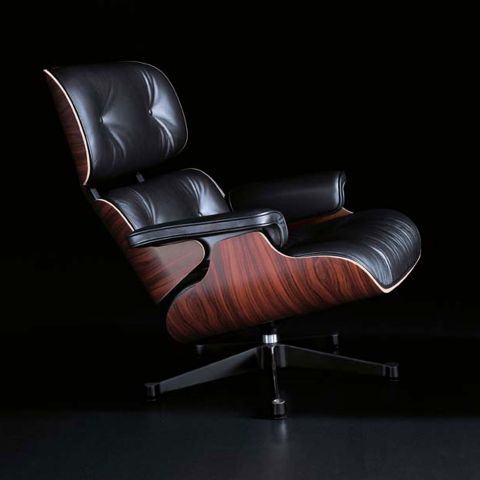 Eames Lounge Chair Santos Palisander by Charles & Ray Eames for Vitra - Aram Store