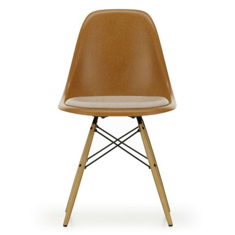 DSW Eames Fiberglass Chair with Seat Pad - Charles & Ray Eames - Vitra - Aram Store