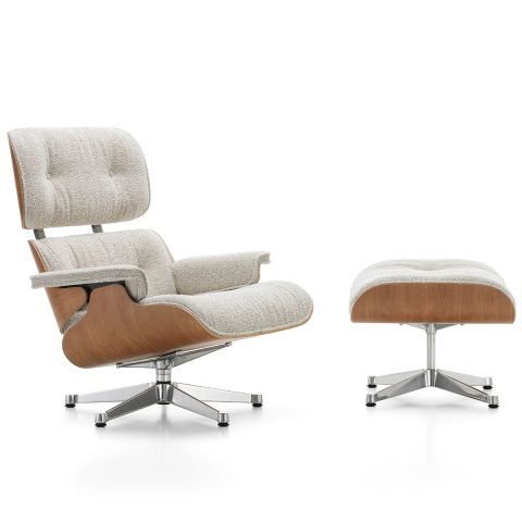 Charles & Ray Eames Classic Cherry Lounge Chair and Ottoman for Vitra - Aram Store