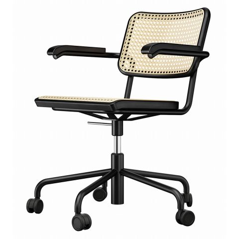 S64 VDR Atelier cane desk chair - Marcel Breuer - Thonet - Aram Store