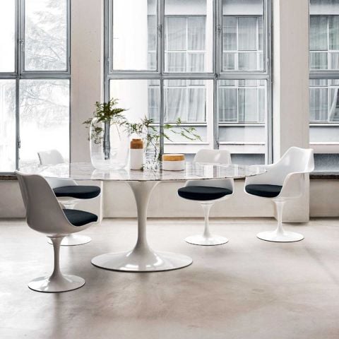 Saarinen 198cm Oval Dining Table by Knoll International - ARAM Store